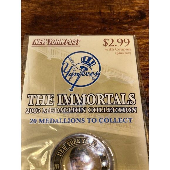 Babe Ruth The Immortals 2005 Medallion Baseball Hall Of Fame HOF NY Yankees - Picture 3 of 9